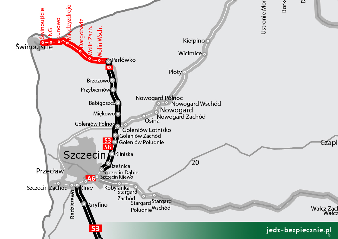 Polskie drogi - otwarcie 40 km S3 w województwie zachodniopomorskim